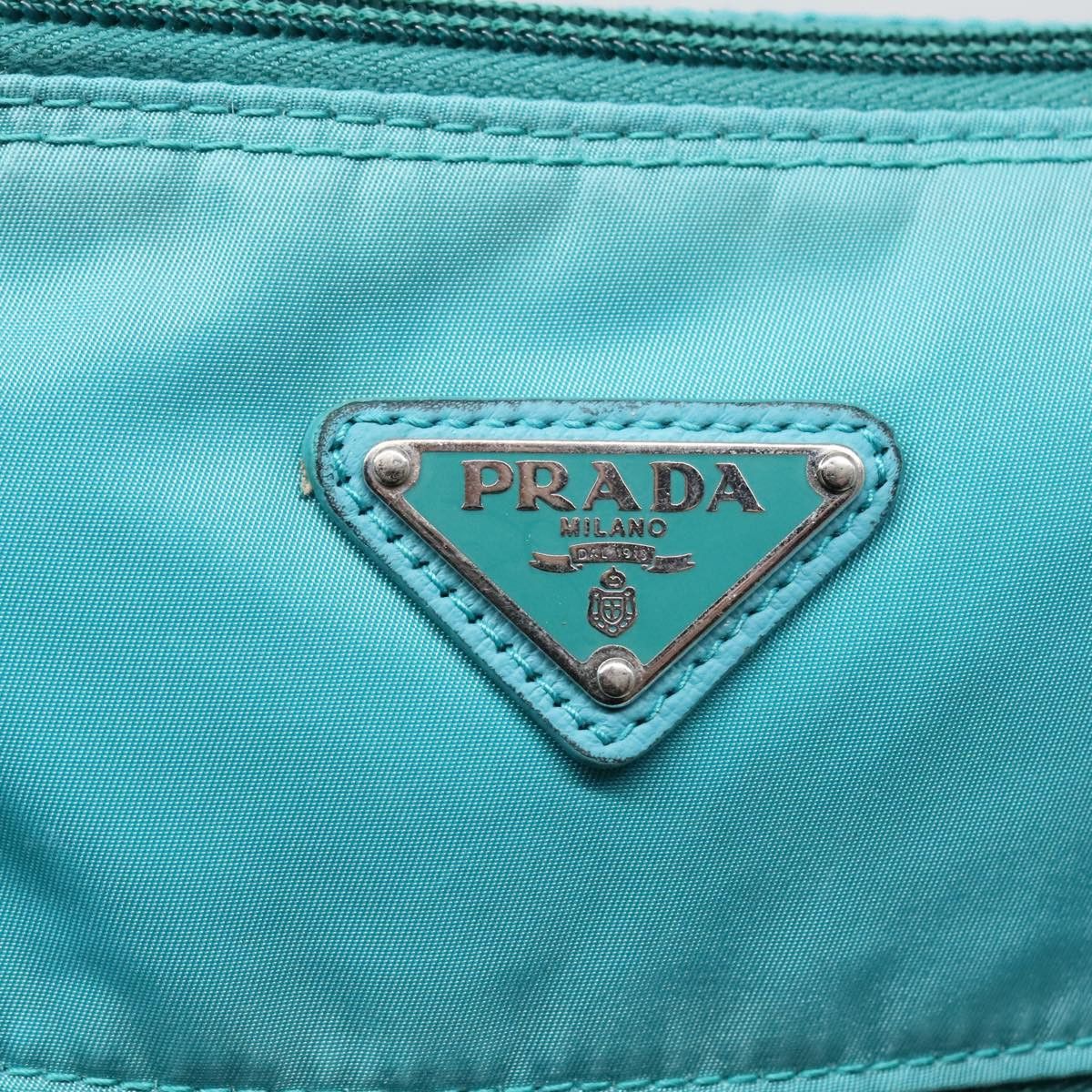 Prada Blue Synthetic Shoulder Bag (Pre-Owned) Size ONE SIZE - 18 Thumbnail
