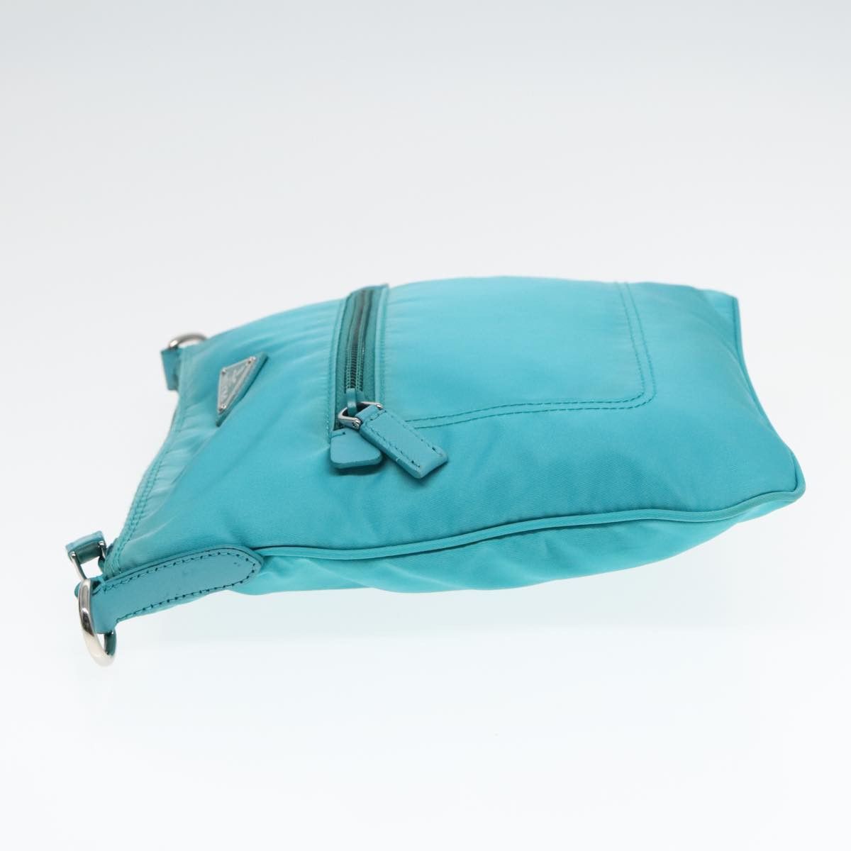 Prada Blue Synthetic Shoulder Bag (Pre-Owned) Size ONE SIZE - 3 Thumbnail
