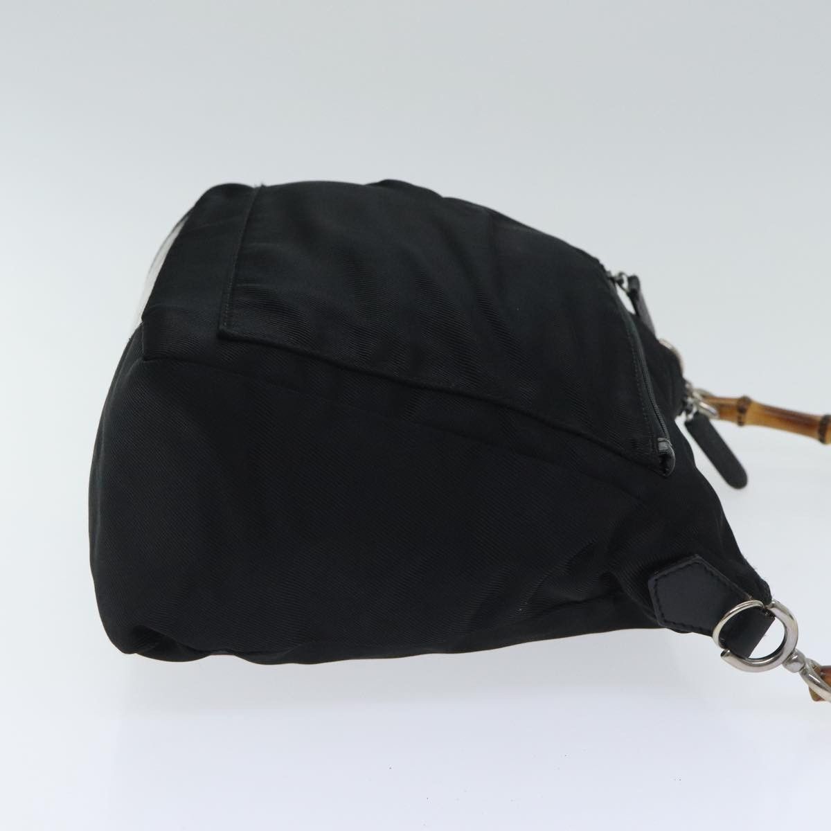 Gucci Bamboo Black Synthetic Handbag (Pre-Owned) Size ONE SIZE - 3 Thumbnail