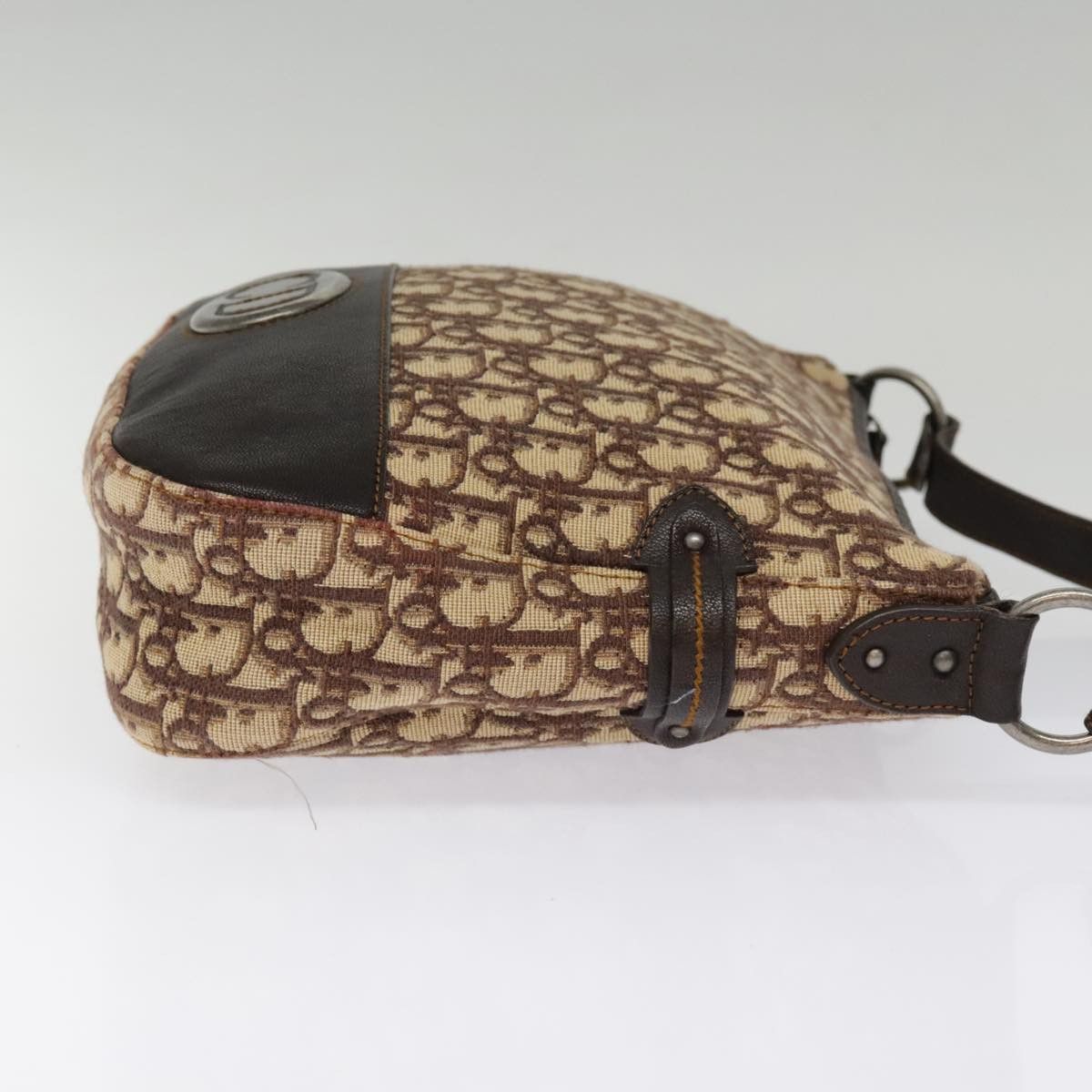 Dior Trotter Beige Canvas Shoulder Bag (Pre-Owned) Size ONE SIZE - 13 Thumbnail
