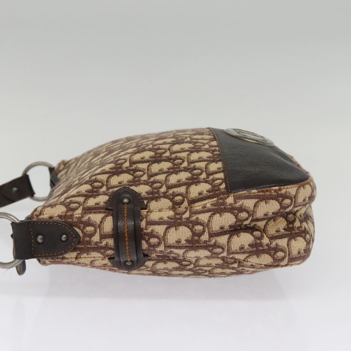 Dior Trotter Beige Canvas Shoulder Bag (Pre-Owned) Size ONE SIZE - 3 Thumbnail