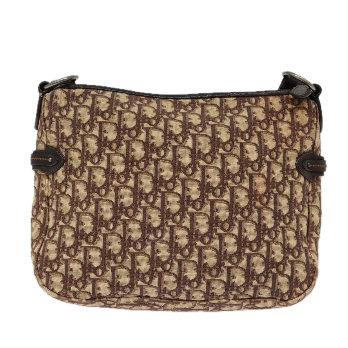 Dior Trotter Beige Canvas Shoulder Bag (Pre-Owned) Size ONE SIZE - 2 Thumbnail