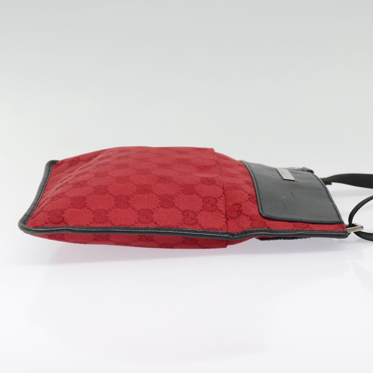 Gucci Red Canvas Shoulder Bag (Pre-Owned) Size ONE SIZE - 12 Thumbnail