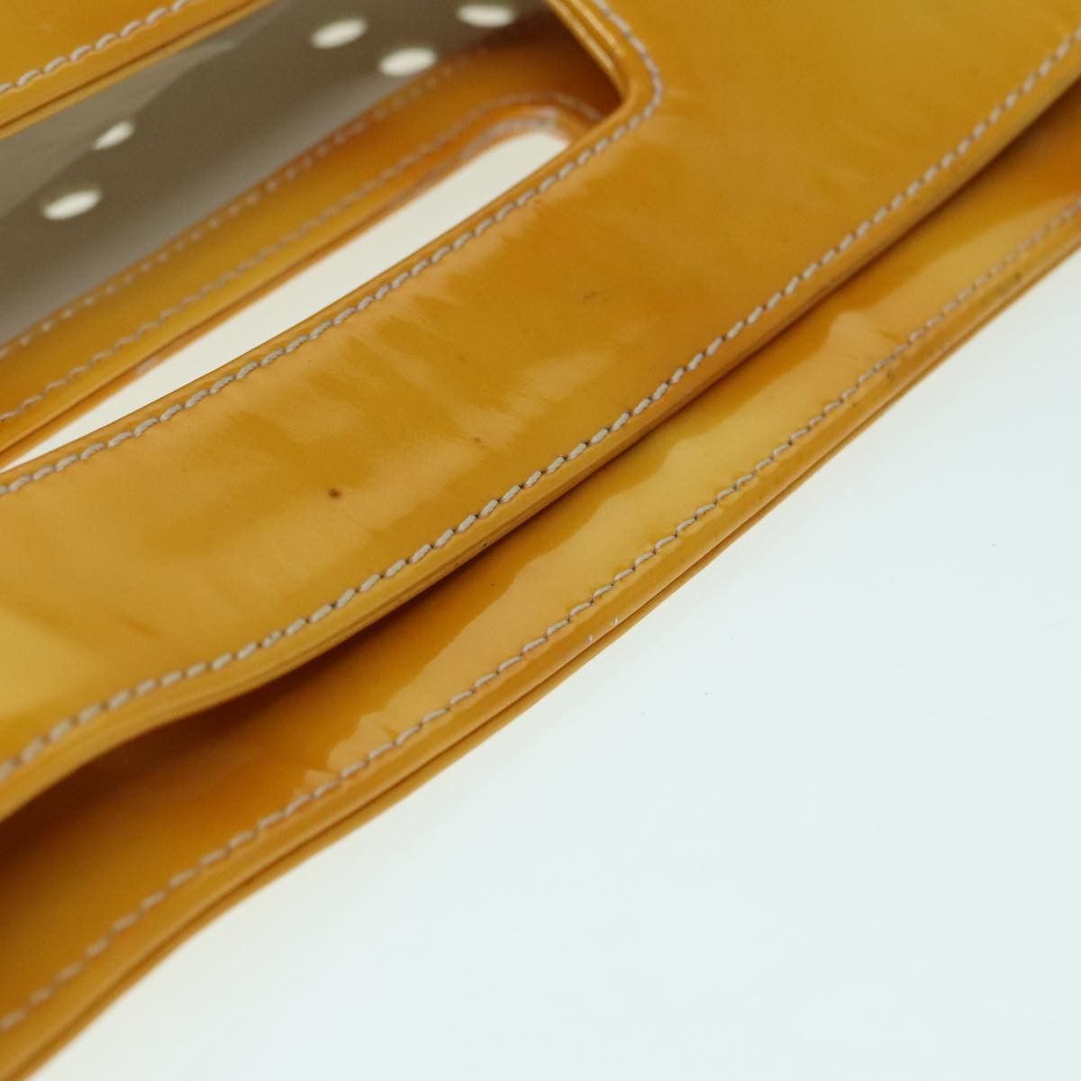 Chanel Triple Coco Yellow Patent Leather Handbag (Pre-Owned) Size ONE SIZE - 4 Thumbnail