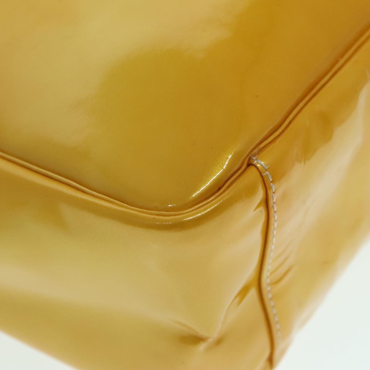 Chanel Triple Coco Yellow Patent Leather Handbag (Pre-Owned) Size ONE SIZE - 16 Thumbnail