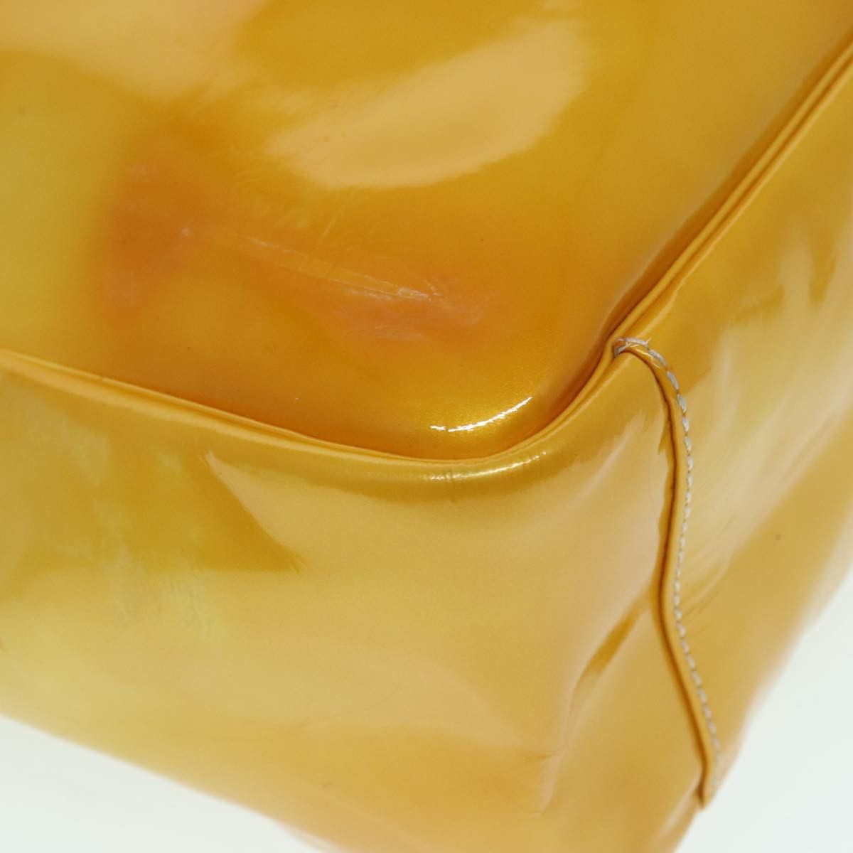 Chanel Triple Coco Yellow Patent Leather Handbag (Pre-Owned) Size ONE SIZE - 5 Thumbnail