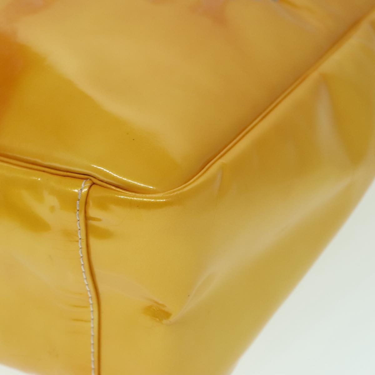 Chanel Triple Coco Yellow Patent Leather Handbag (Pre-Owned) Size ONE SIZE - 18 Thumbnail