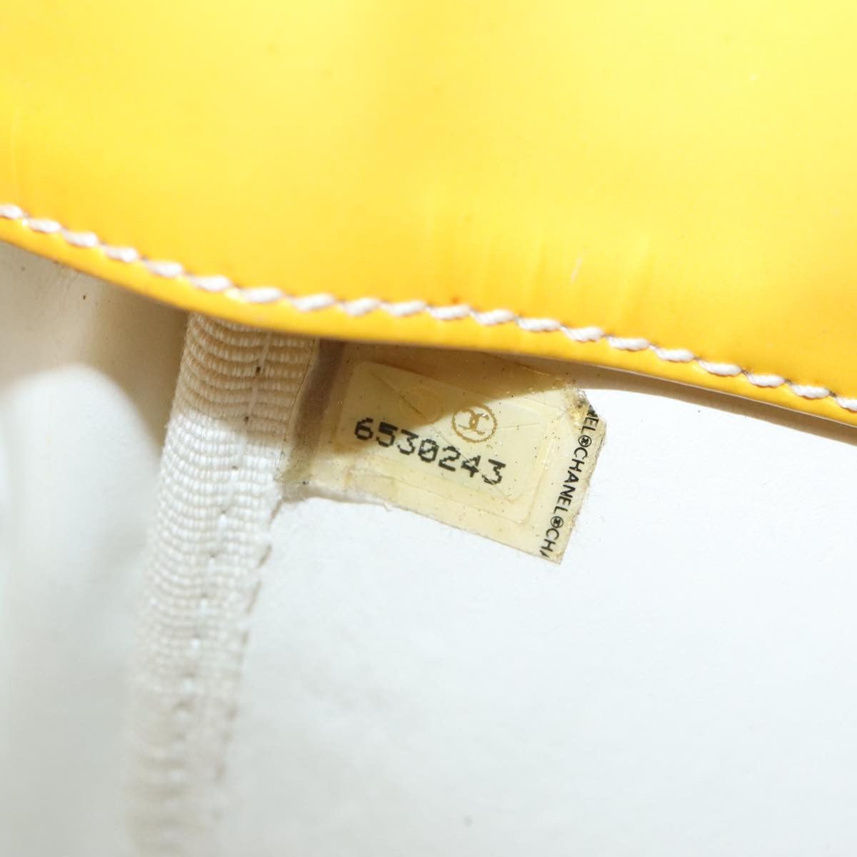 Chanel Triple Coco Yellow Patent Leather Handbag (Pre-Owned) Size ONE SIZE - 8 Thumbnail