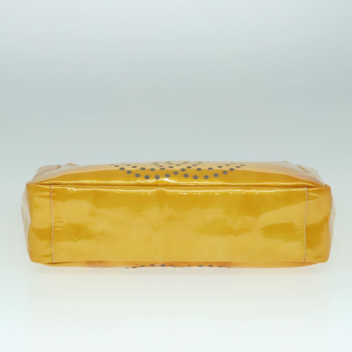Chanel Triple Coco Yellow Patent Leather Handbag (Pre-Owned) Size ONE SIZE - 15 Thumbnail
