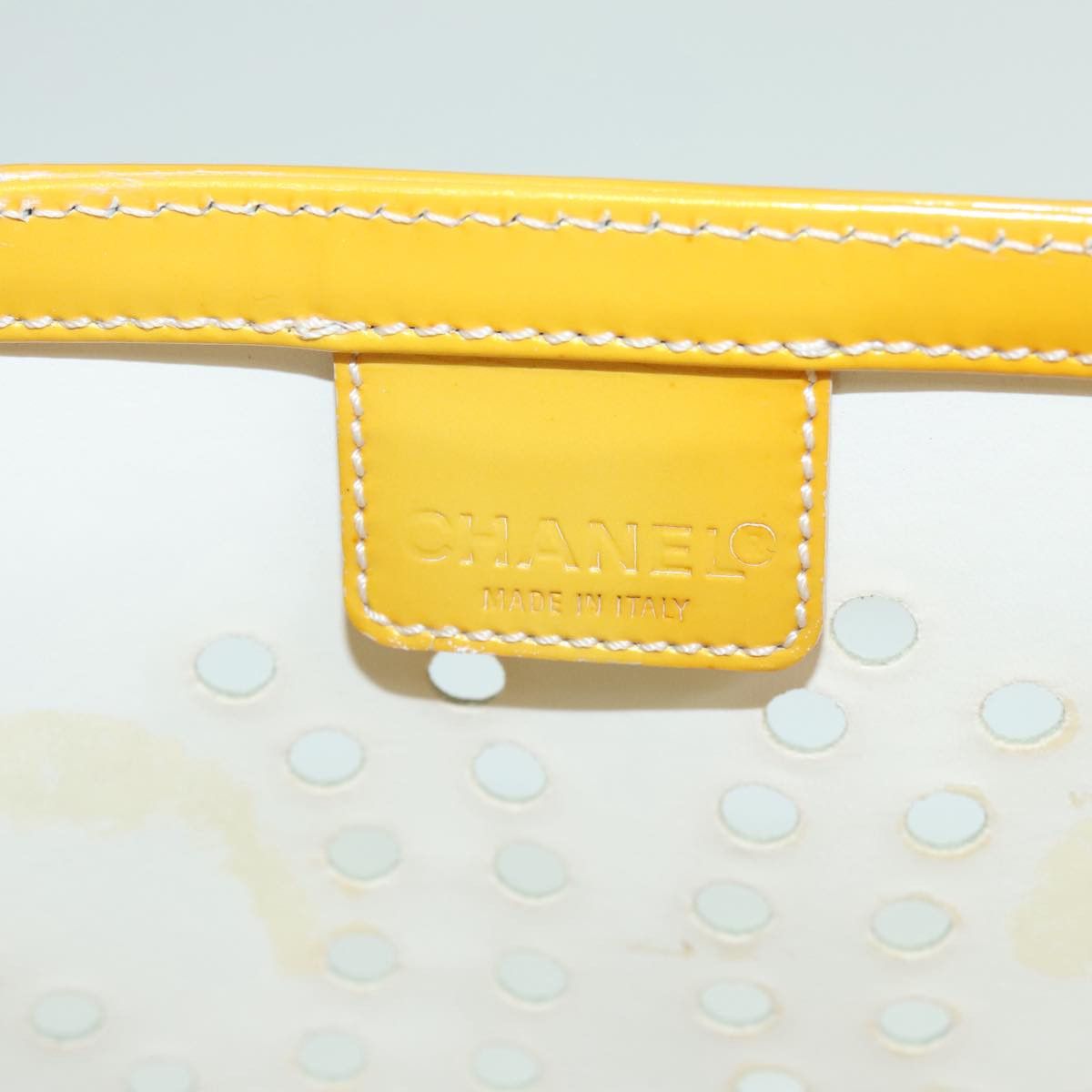 Chanel Triple Coco Yellow Patent Leather Handbag (Pre-Owned) Size ONE SIZE - 7 Thumbnail