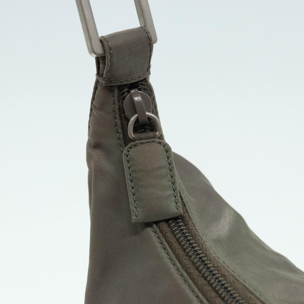 Prada Grey Synthetic Shoulder Bag (Pre-Owned) Size ONE SIZE - 6 Thumbnail