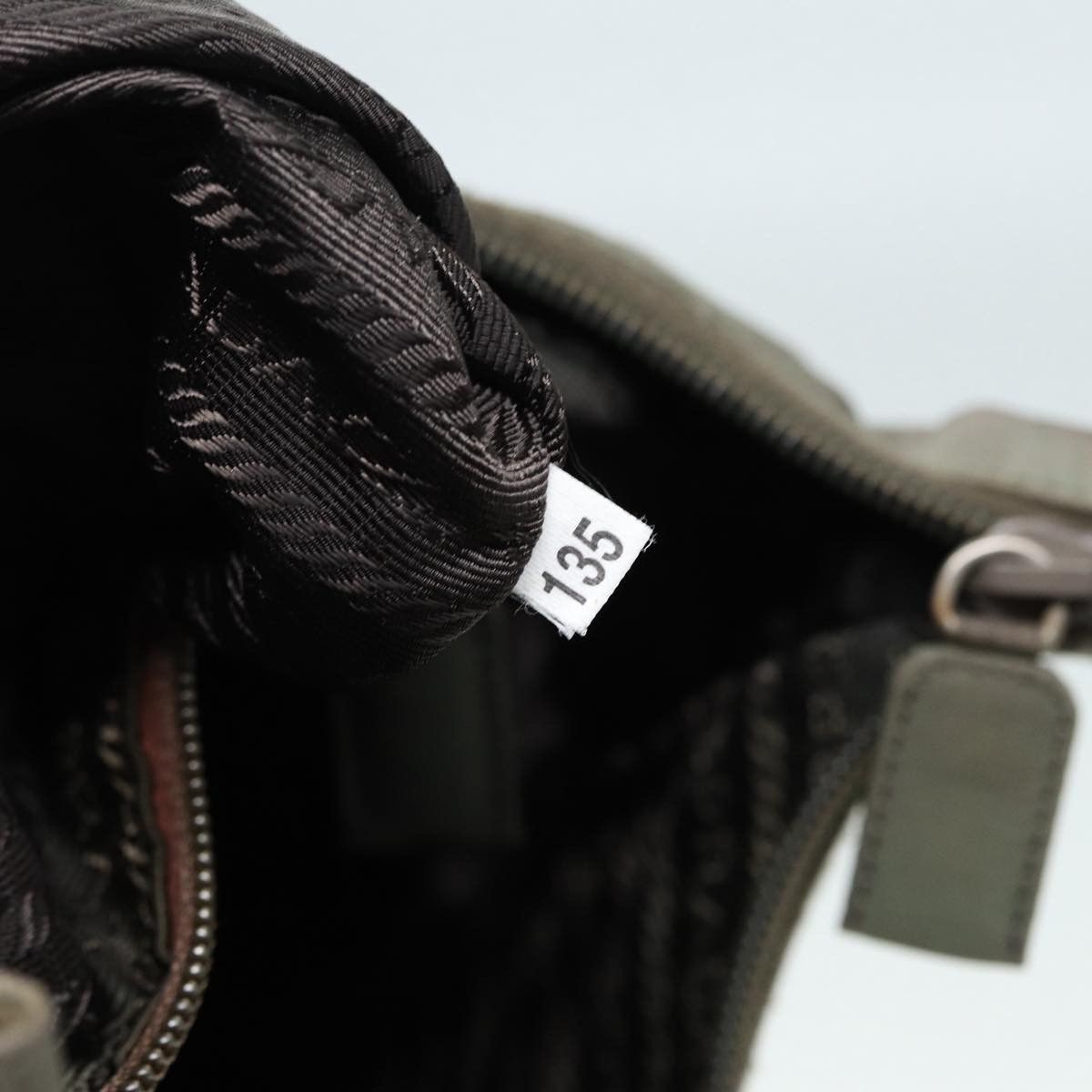 Prada Grey Synthetic Shoulder Bag (Pre-Owned) Size ONE SIZE - 9 Thumbnail
