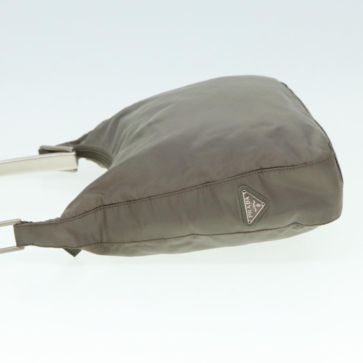Prada Grey Synthetic Shoulder Bag (Pre-Owned) Size ONE SIZE - 13 Thumbnail