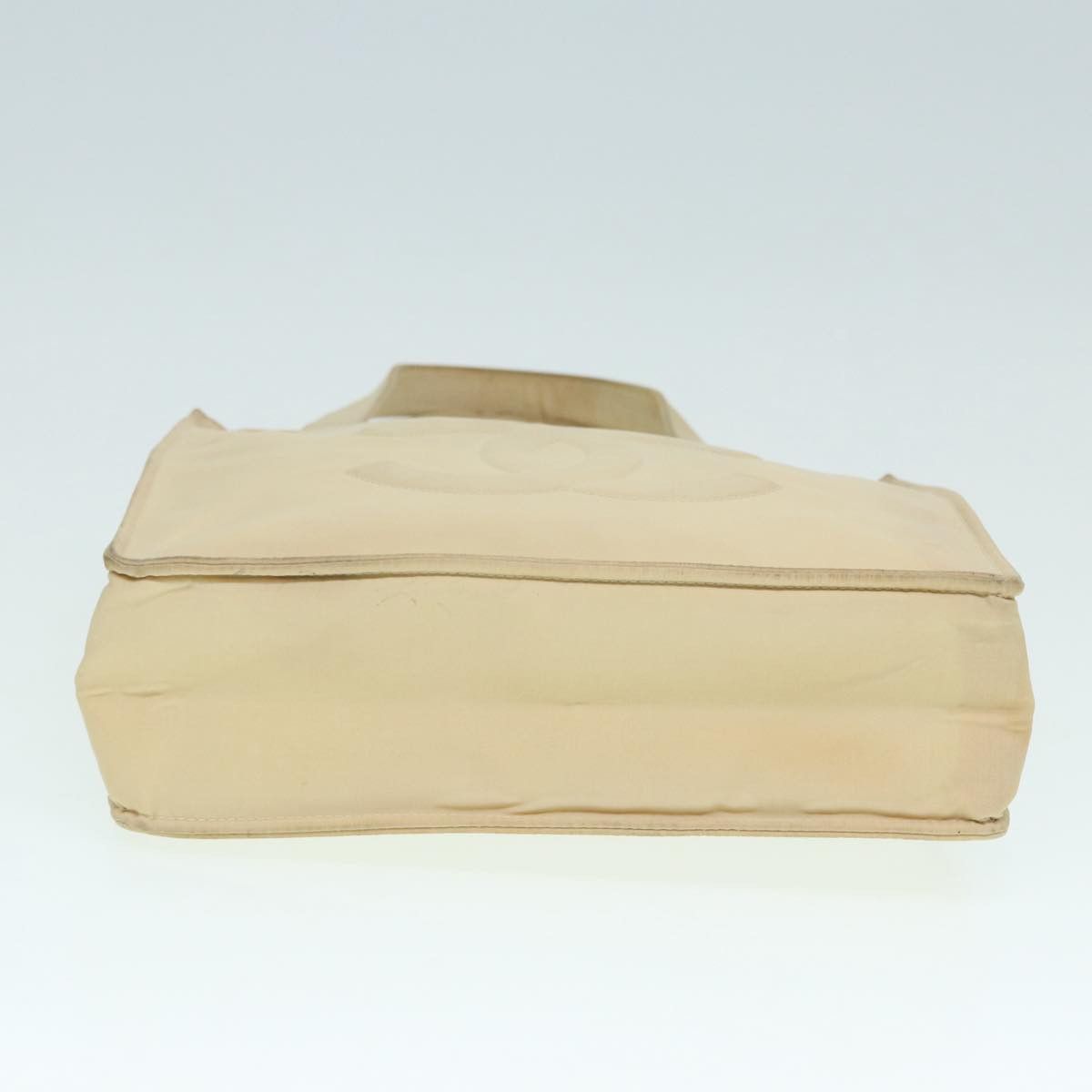 Chanel Coco Mark Beige Synthetic Handbag (Pre-Owned) Size ONE SIZE - 17 Thumbnail