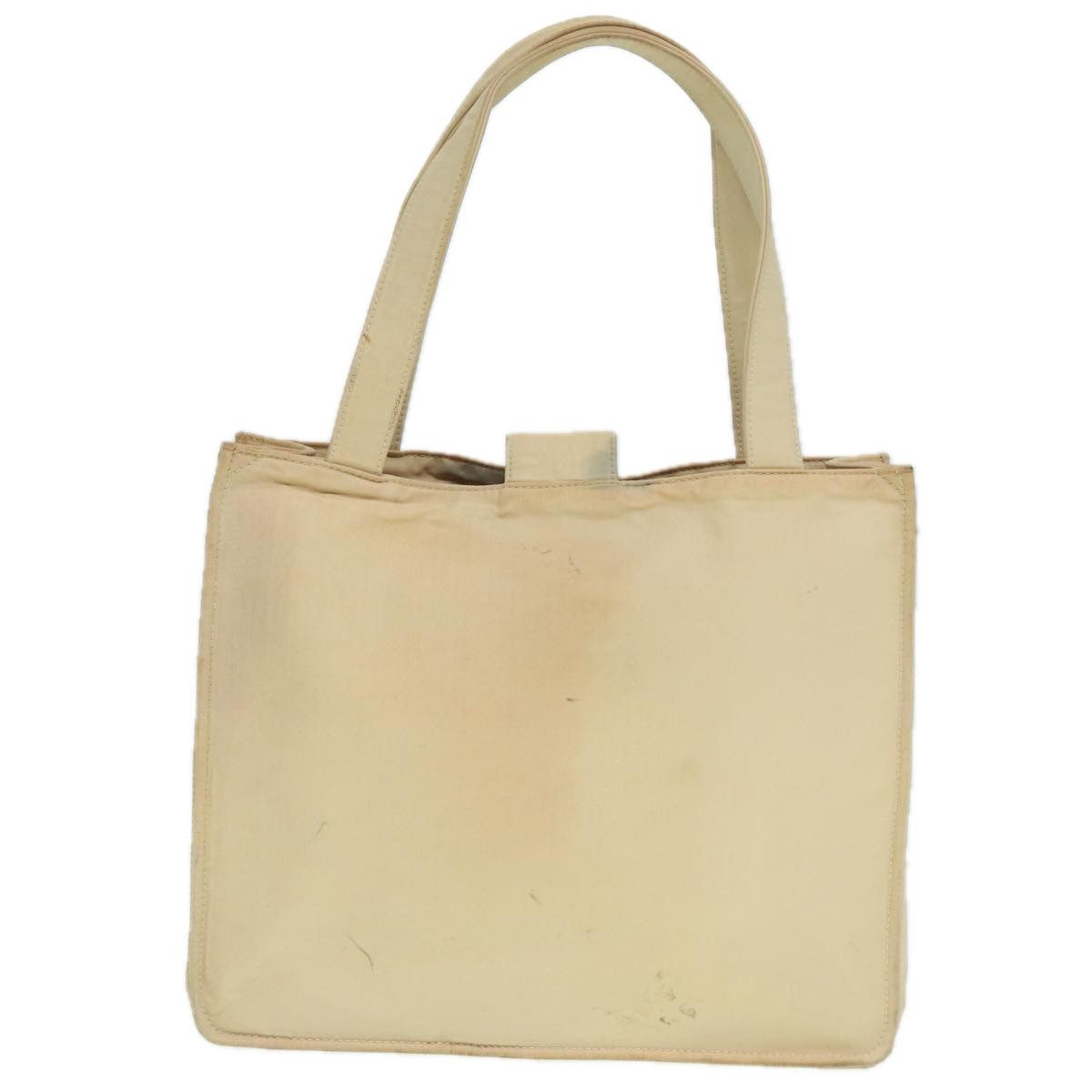 Chanel Coco Mark Beige Synthetic Handbag (Pre-Owned) Size ONE SIZE - 2 Thumbnail
