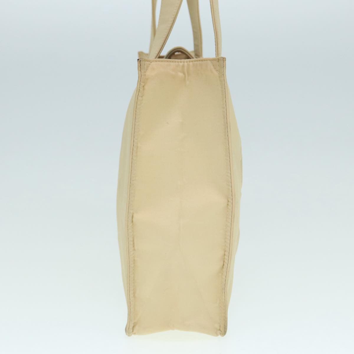 Chanel Coco Mark Beige Synthetic Handbag (Pre-Owned) Size ONE SIZE - 4 Thumbnail