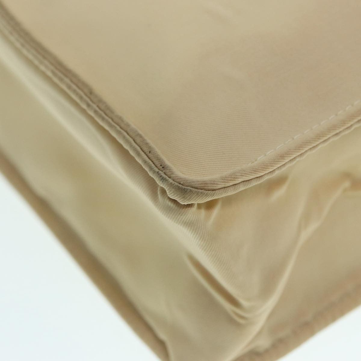 Chanel Coco Mark Beige Synthetic Handbag (Pre-Owned) Size ONE SIZE - 8 Thumbnail