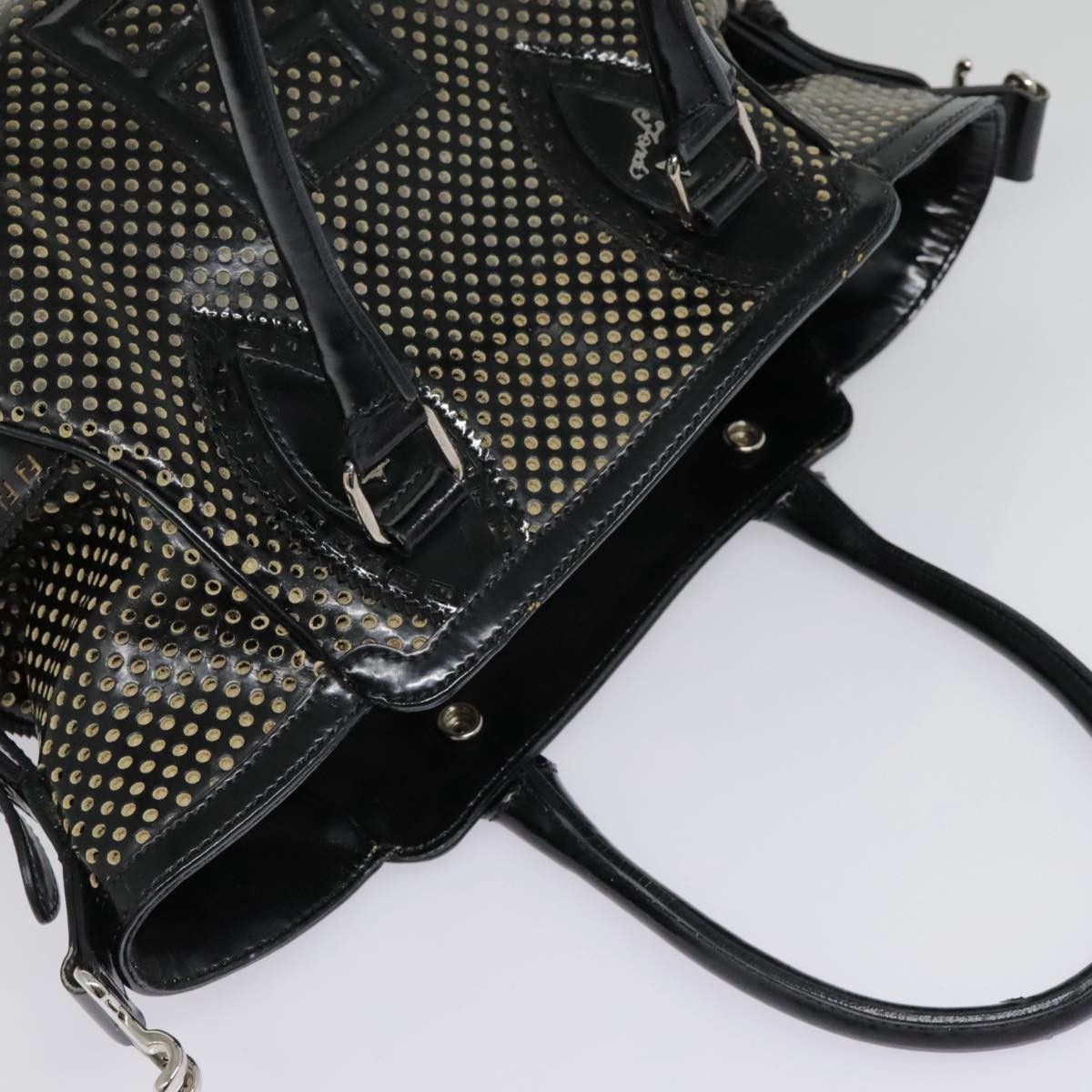 Fendi Black Patent Leather Shopper Bag (Pre-Owned) Size ONE SIZE - 13 Thumbnail