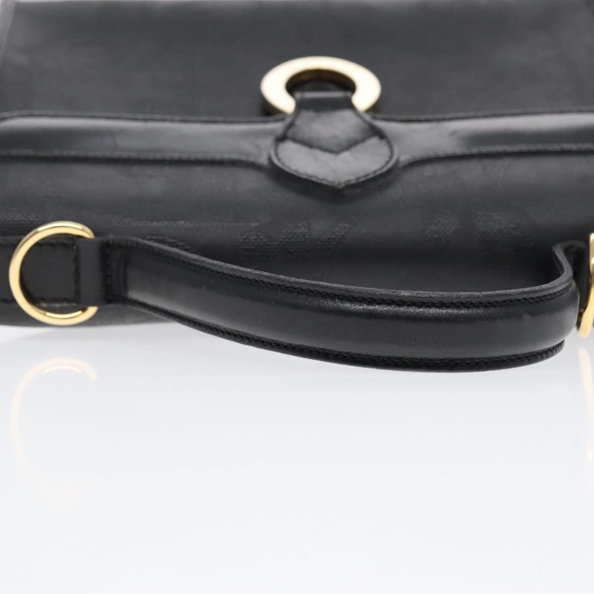 Dior Oblique Black Canvas Handbag (Pre-Owned) Size ONE SIZE - 15 Thumbnail
