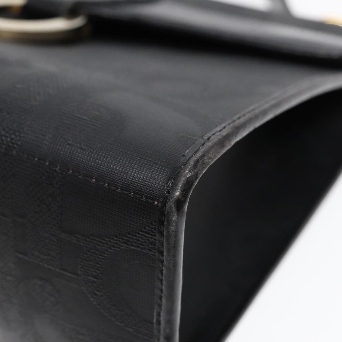 Dior Oblique Black Canvas Handbag (Pre-Owned) Size ONE SIZE - 6 Thumbnail