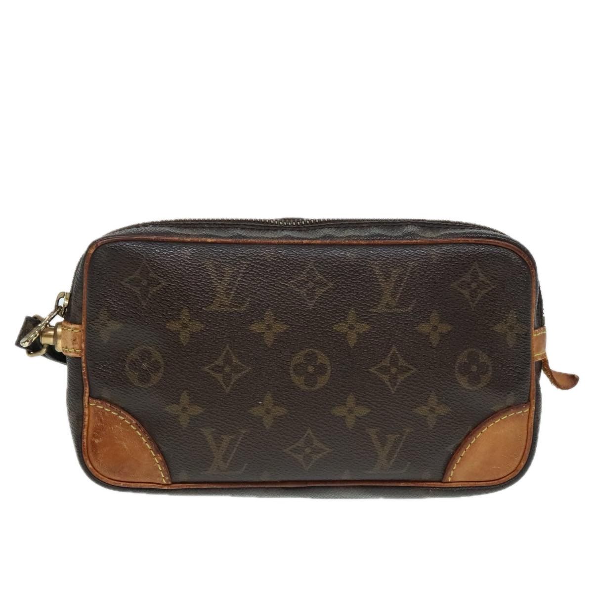 Louis Vuitton Marly Dragonne Brown Canvas Clutch Bag (Pre-Owned) Size ONE SIZE - 12 Thumbnail