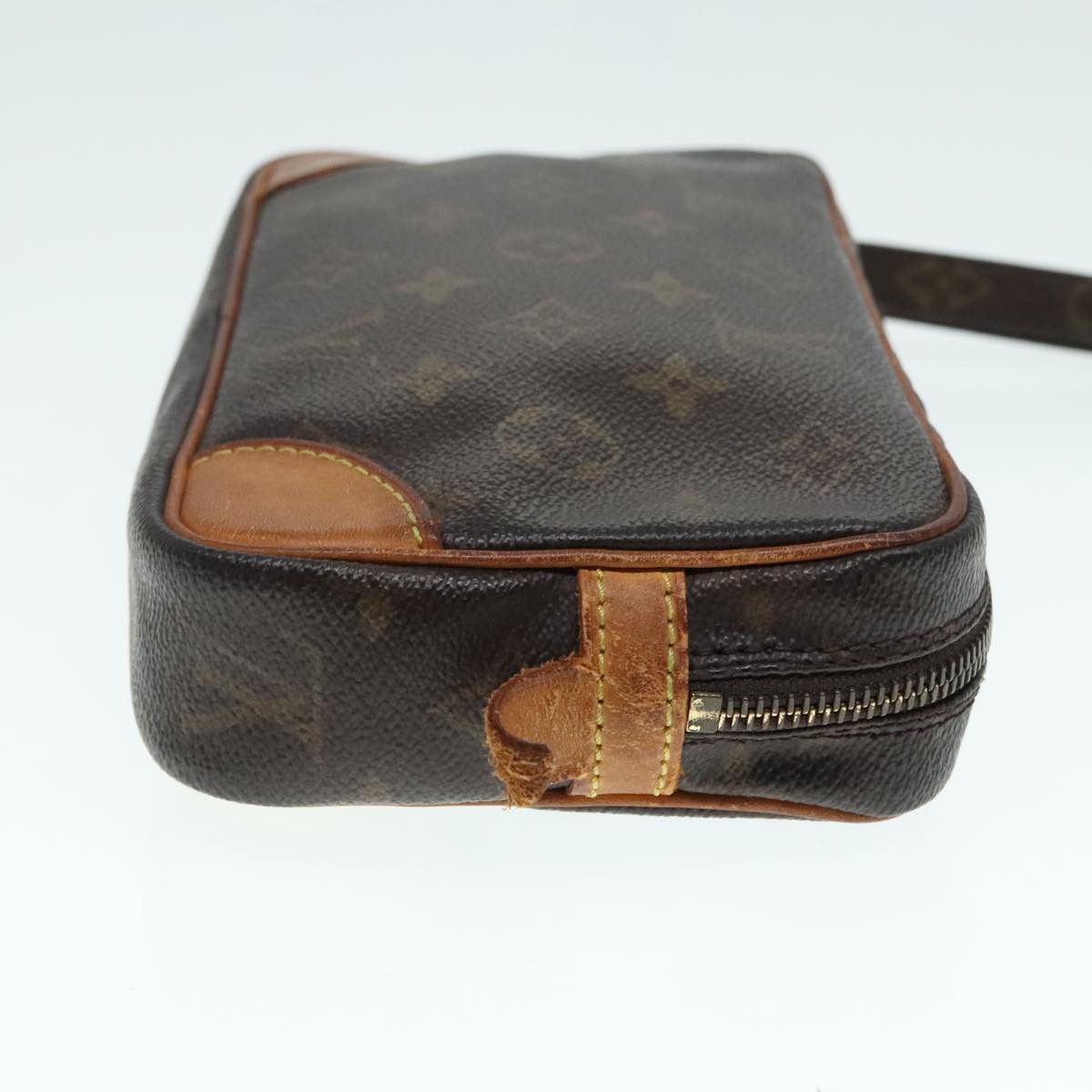 Louis Vuitton Marly Dragonne Brown Canvas Clutch Bag (Pre-Owned) Size ONE SIZE - 3 Thumbnail