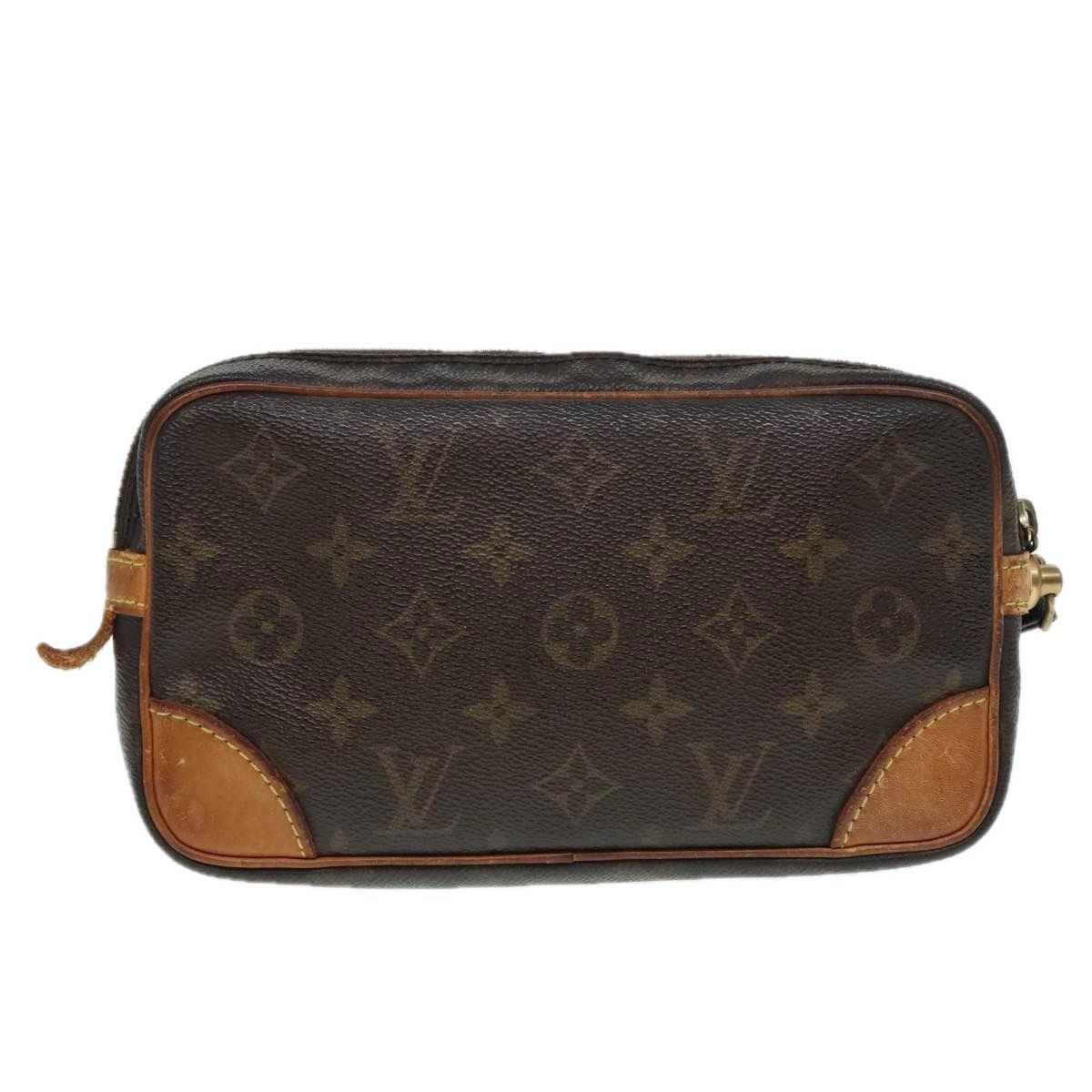 Louis Vuitton Marly Dragonne Brown Canvas Clutch Bag (Pre-Owned) Size ONE SIZE - 2 Thumbnail