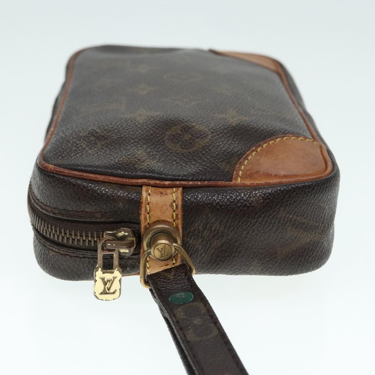 Louis Vuitton Marly Dragonne Brown Canvas Clutch Bag (Pre-Owned) Size ONE SIZE - 4 Thumbnail
