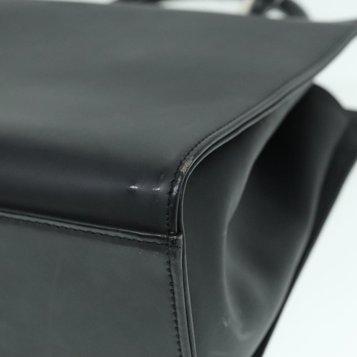 Gucci Bamboo Black Leather Handbag (Pre-Owned) Size ONE SIZE - 8 Thumbnail