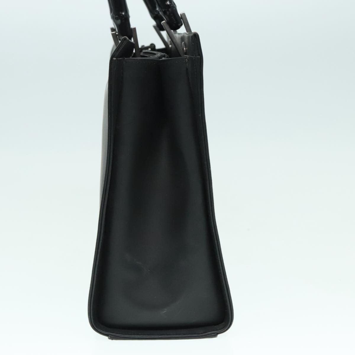 Gucci Bamboo Black Leather Handbag (Pre-Owned) Size ONE SIZE - 3 Thumbnail