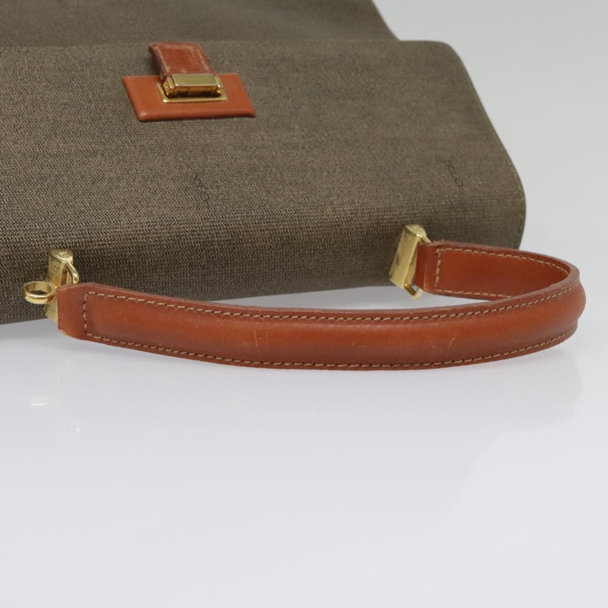 Fendi Brown Leather Handbag (Pre-Owned) Size ONE SIZE - 4 Thumbnail