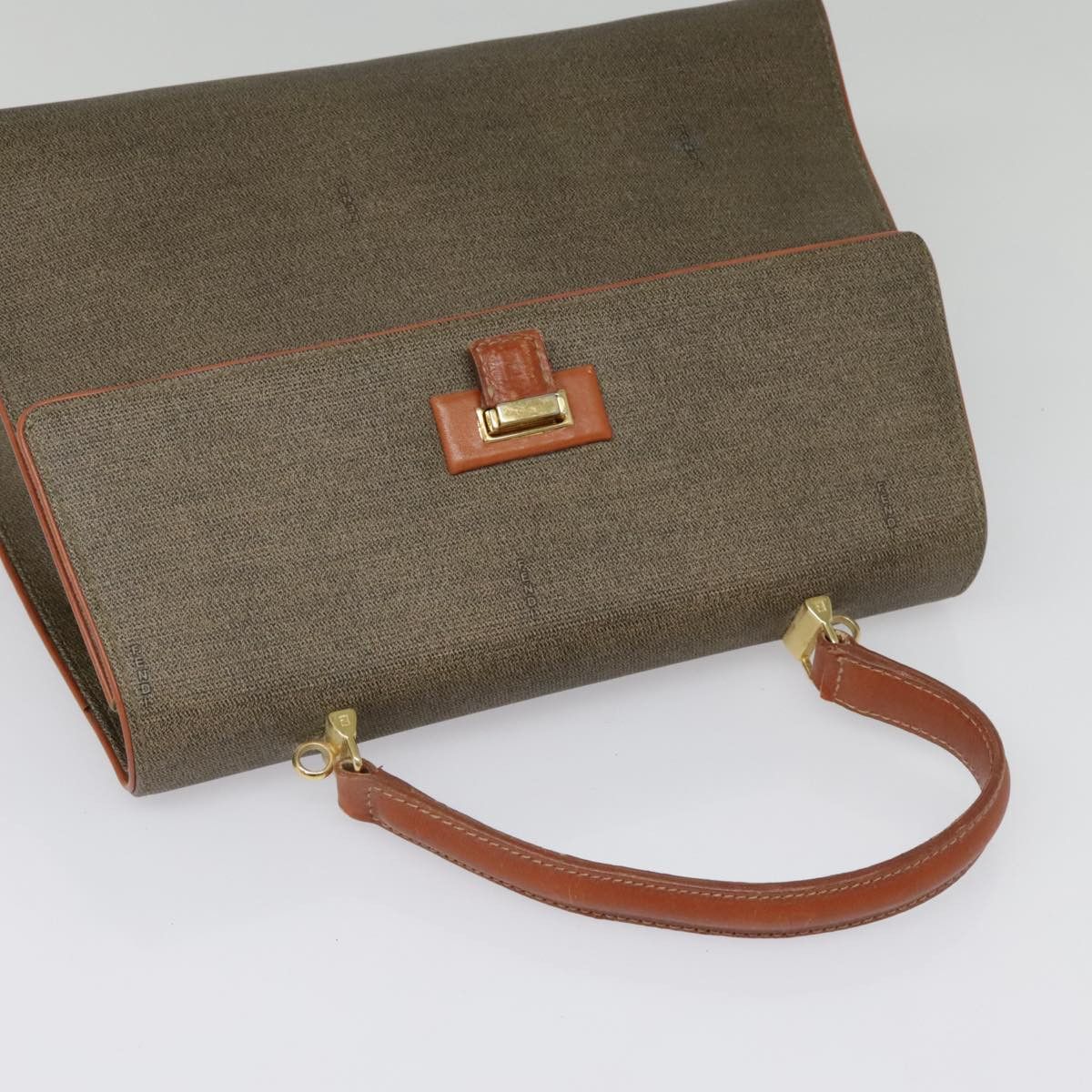 Fendi Brown Leather Handbag (Pre-Owned) Size ONE SIZE - 15 Thumbnail