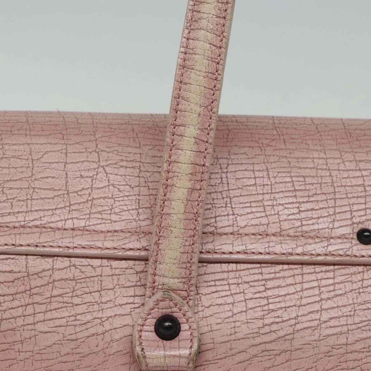 Gucci Bamboo Pink Leather Handbag (Pre-Owned) Size ONE SIZE - 13 Thumbnail