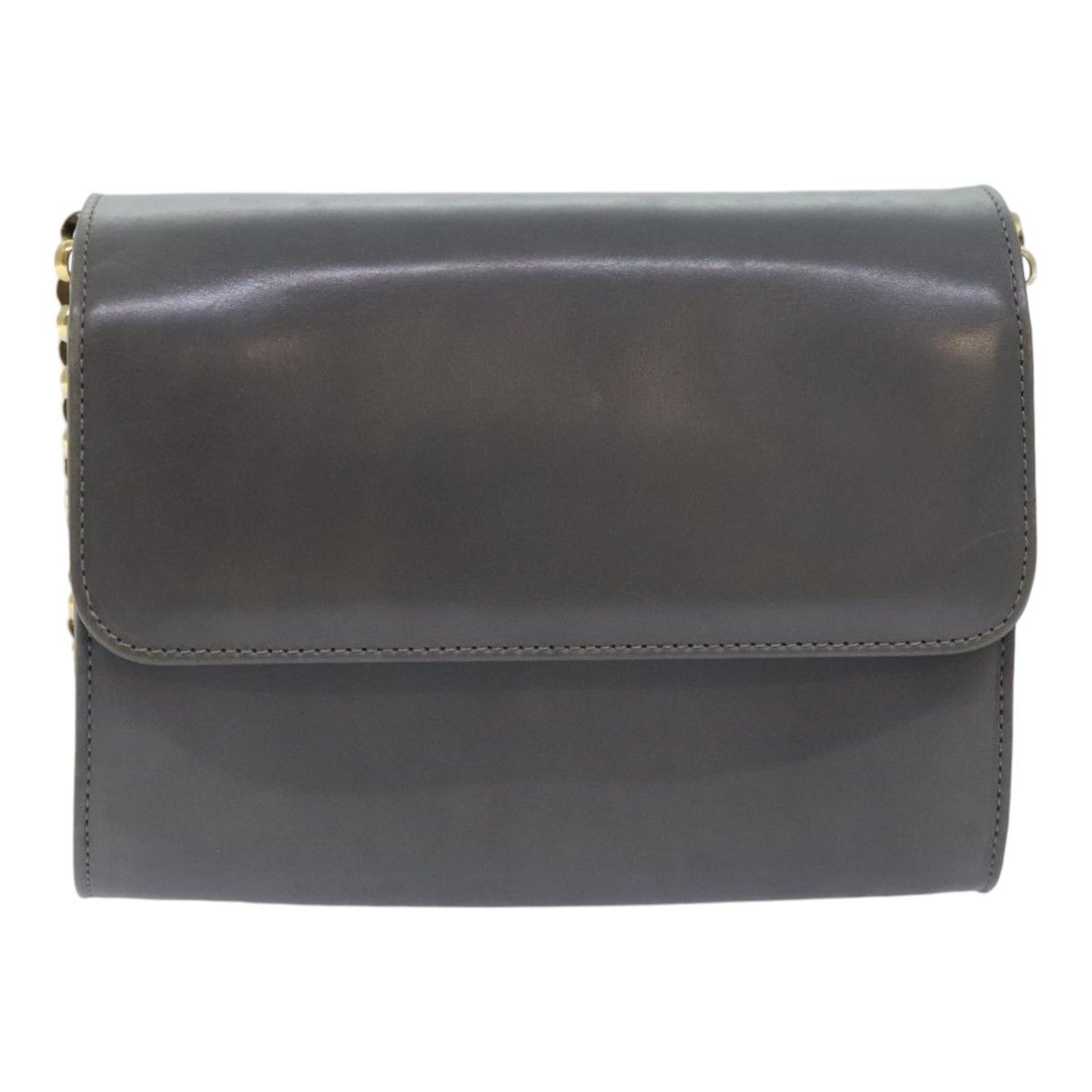 Salvatore Ferragamo Grey Leather Shoulder Bag (Pre-Owned) Size ONE SIZE - 15 Thumbnail