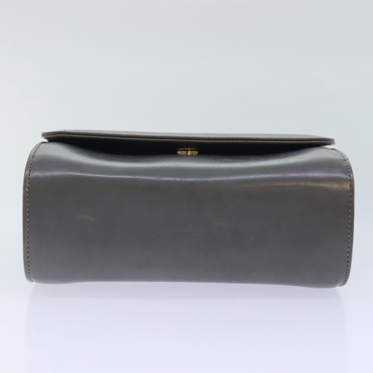 Salvatore Ferragamo Grey Leather Shoulder Bag (Pre-Owned) Size ONE SIZE - 17 Thumbnail
