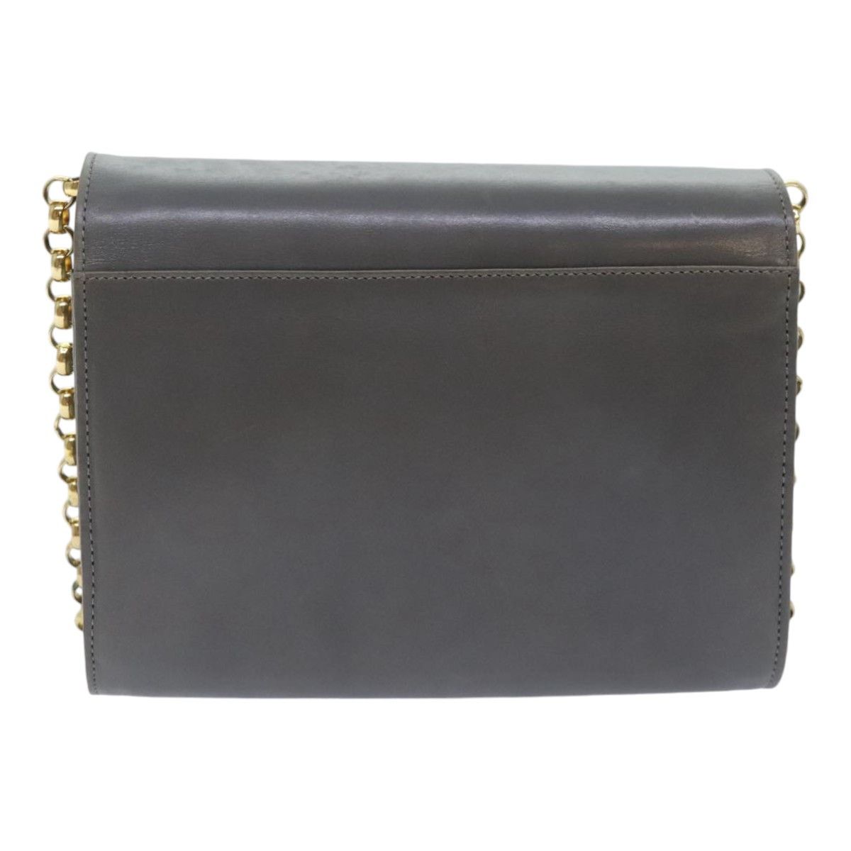 Salvatore Ferragamo Grey Leather Shoulder Bag (Pre-Owned) Size ONE SIZE - 2 Thumbnail
