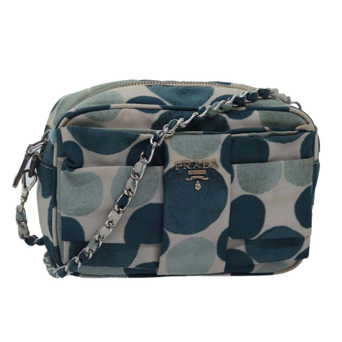 Prada -- Blue Synthetic Shoulder Bag (Pre-Owned) Size ONE SIZE - 17 Thumbnail