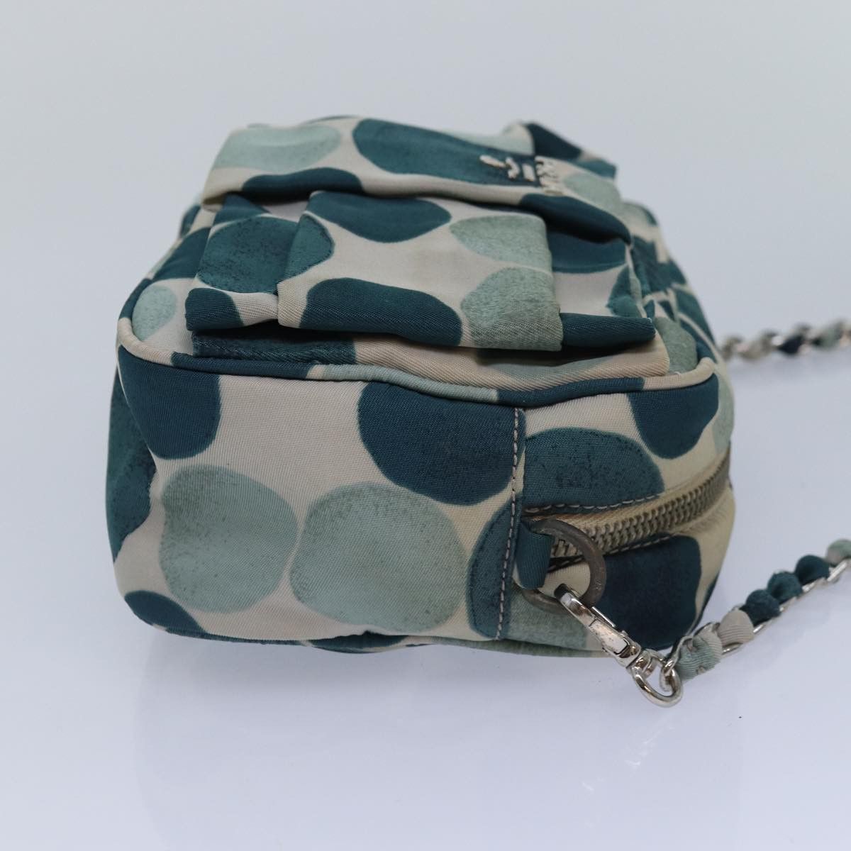 Prada -- Blue Synthetic Shoulder Bag (Pre-Owned) Size ONE SIZE - 4 Thumbnail