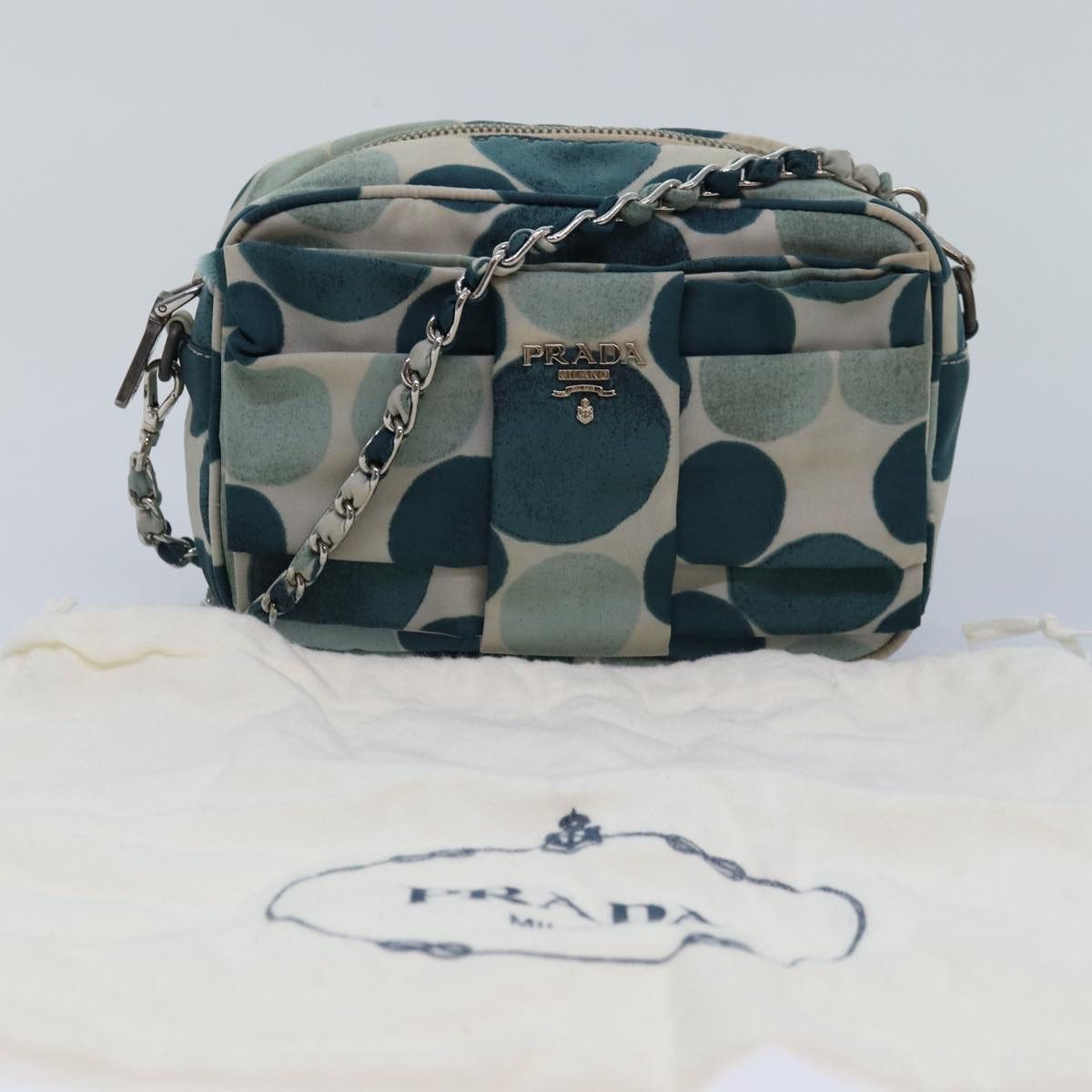 Prada -- Blue Synthetic Shoulder Bag (Pre-Owned) Size ONE SIZE - 15 Thumbnail