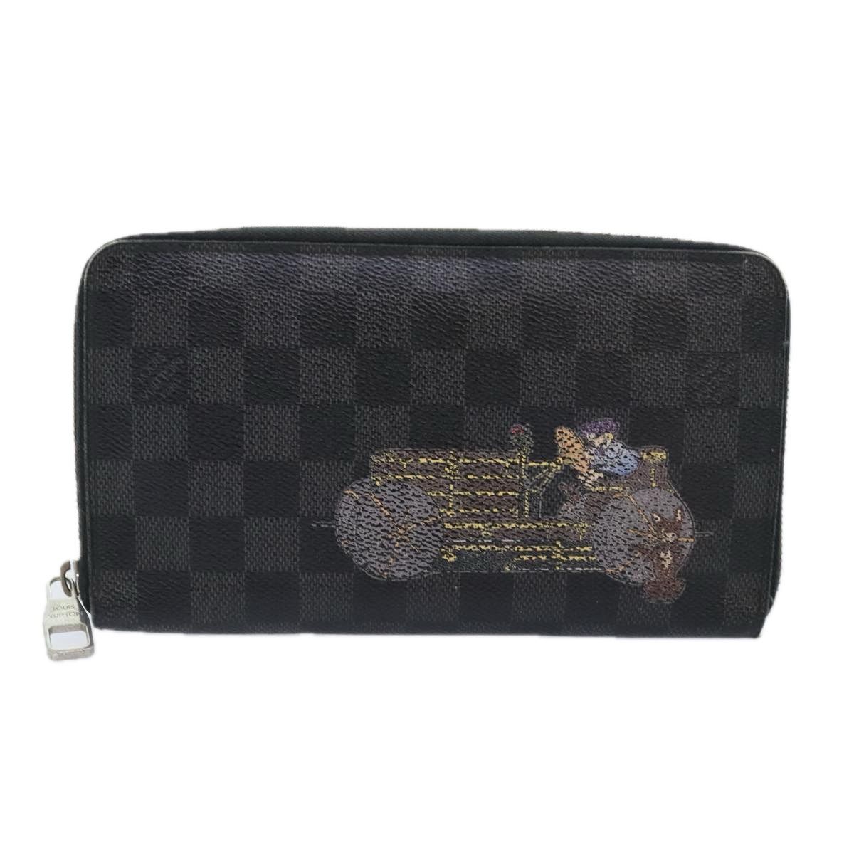 Louis Vuitton Zippy Organizer Grey Canvas Wallet (Pre-Owned) Size ONE SIZE - 11 Thumbnail