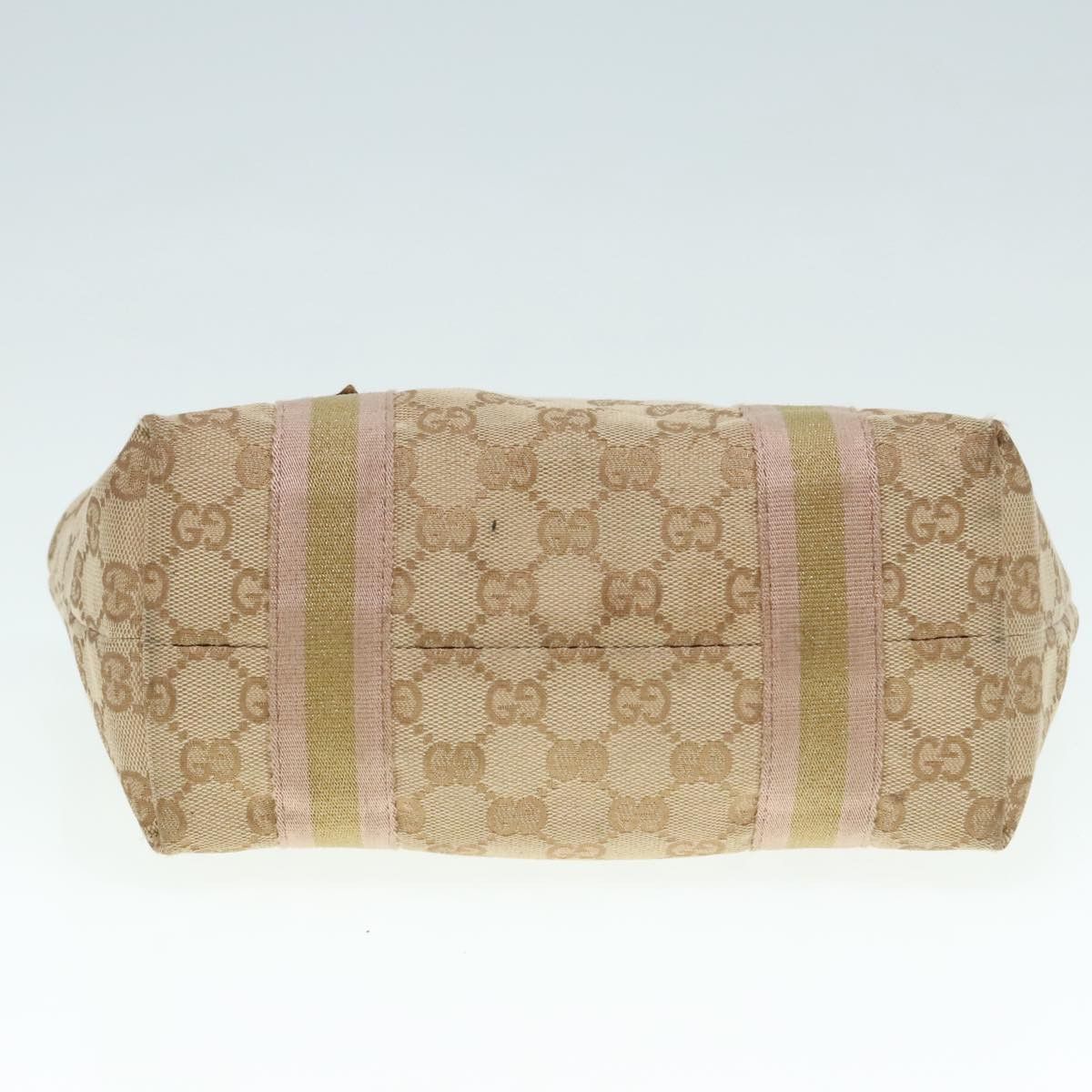 Gucci Sherry Beige Canvas Tote Bag (Pre-Owned) Size ONE SIZE - 19 Thumbnail