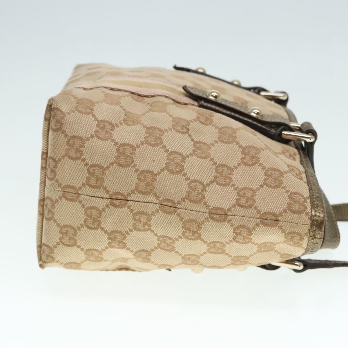 Gucci Sherry Beige Canvas Tote Bag (Pre-Owned) Size ONE SIZE - 3 Thumbnail