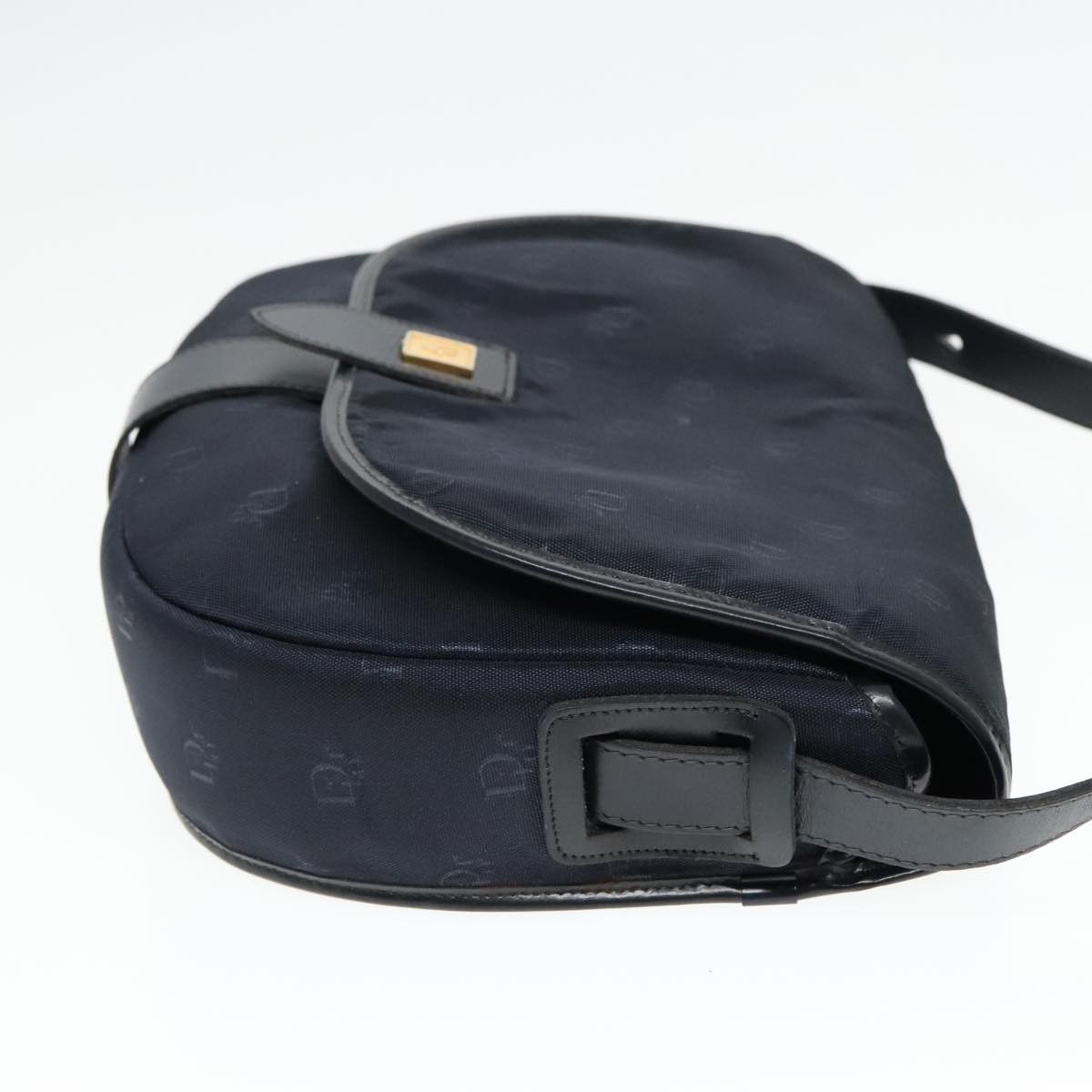 Dior Navy Canvas Shoulder Bag (Pre-Owned) Size ONE SIZE - 4 Thumbnail