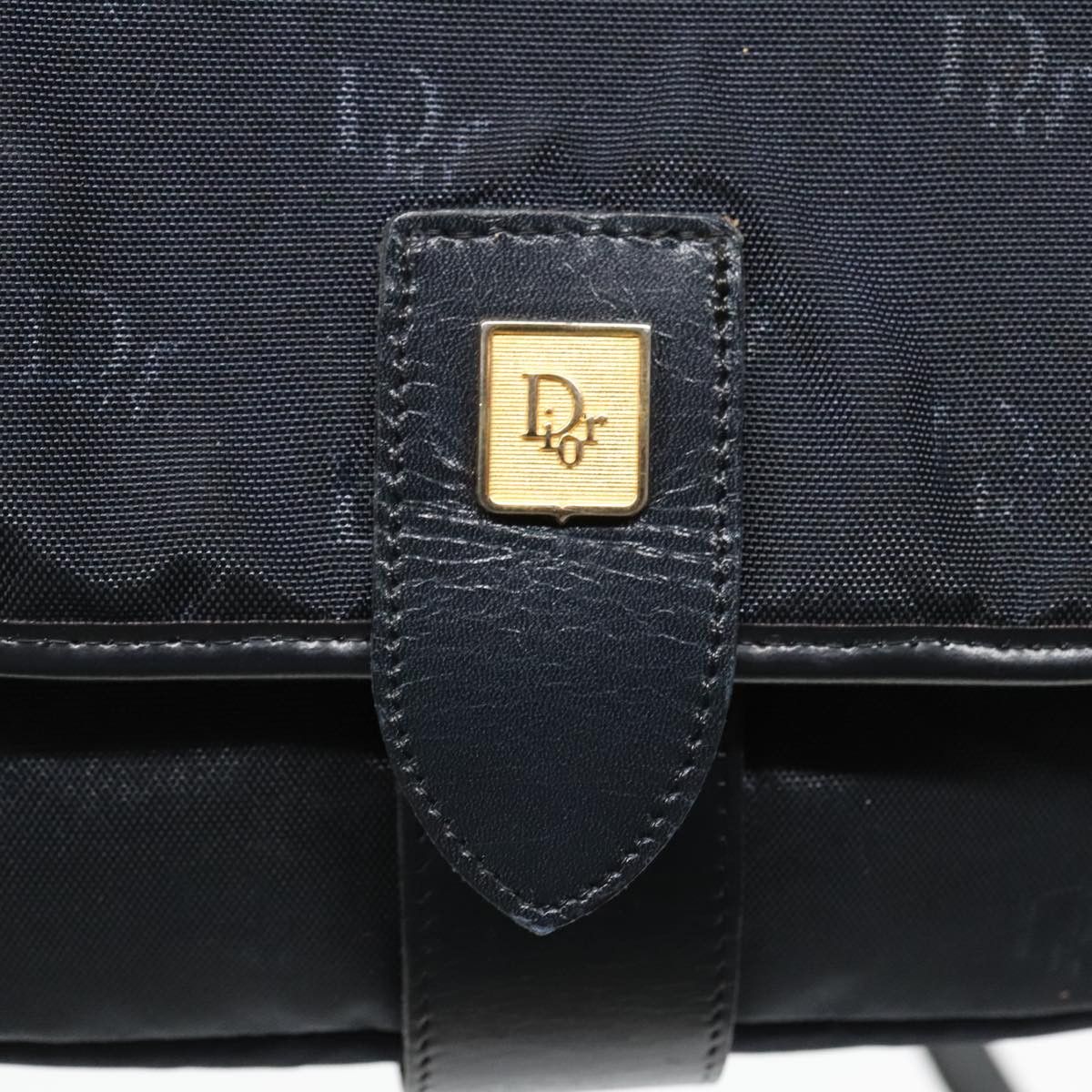 Dior Navy Canvas Shoulder Bag (Pre-Owned) Size ONE SIZE - 11 Thumbnail