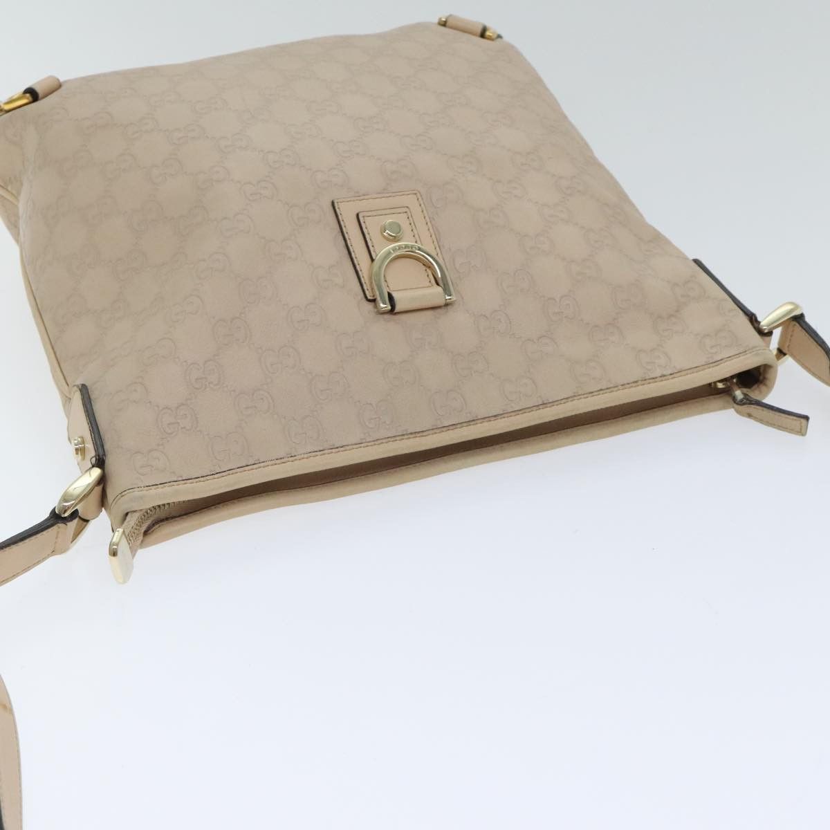 Gucci ssima Beige Canvas Shoulder Bag (Pre-Owned) Size ONE SIZE - 5 Thumbnail