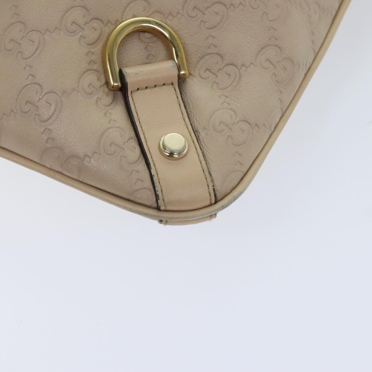 Gucci ssima Beige Canvas Shoulder Bag (Pre-Owned) Size ONE SIZE - 11 Thumbnail