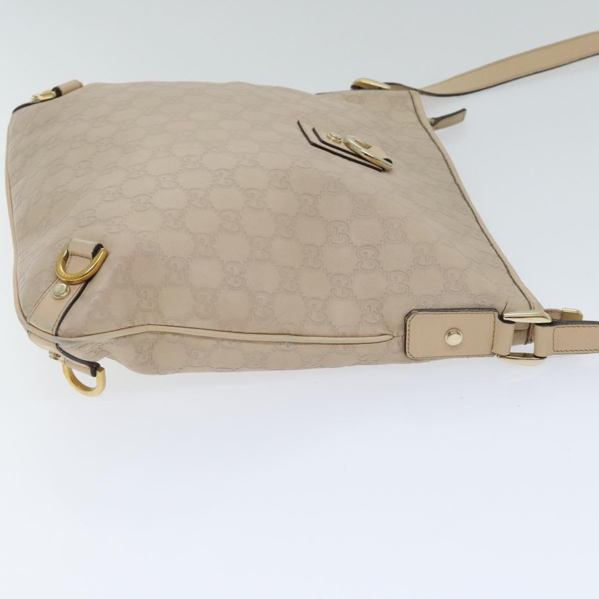 Gucci ssima Beige Canvas Shoulder Bag (Pre-Owned) Size ONE SIZE - 3 Thumbnail