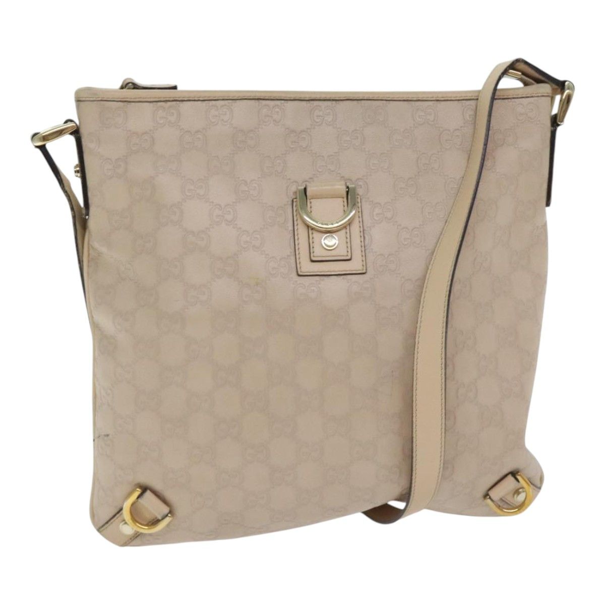 Gucci ssima Beige Canvas Shoulder Bag (Pre-Owned) Size ONE SIZE - 20 Thumbnail