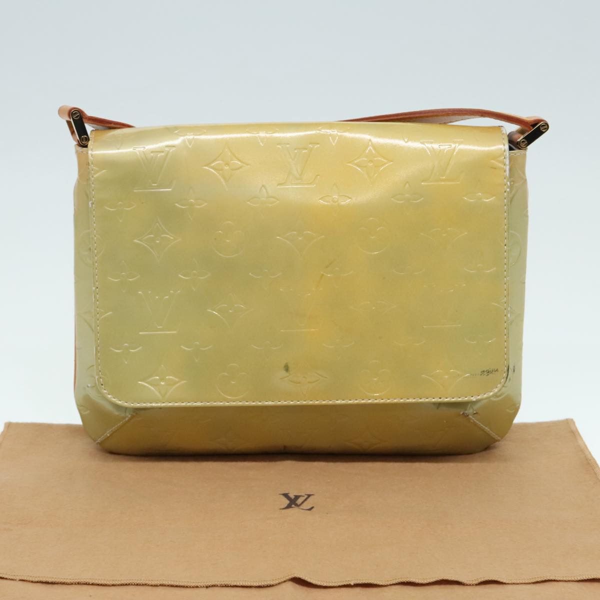 Louis Vuitton Thompson Street Camel Patent Leather Shoulder Bag Size ONE SIZE - 13 Thumbnail