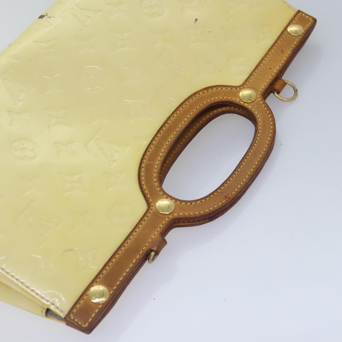 Louis Vuitton Roxbury Beige Patent Leather Handbag (Pre-Owned) Size ONE SIZE - 17 Thumbnail